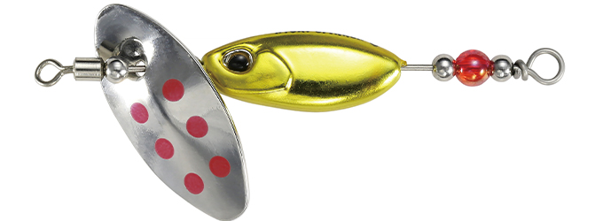 Блесна DUO Spearhead Ryuki Spinner 3.5G Gold Slash UV PSA0588