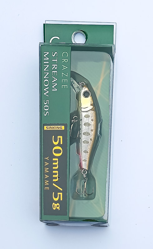 Воблер CRAZEE STREAM MINNOW 50S 5g 50mm #01 YAMAME