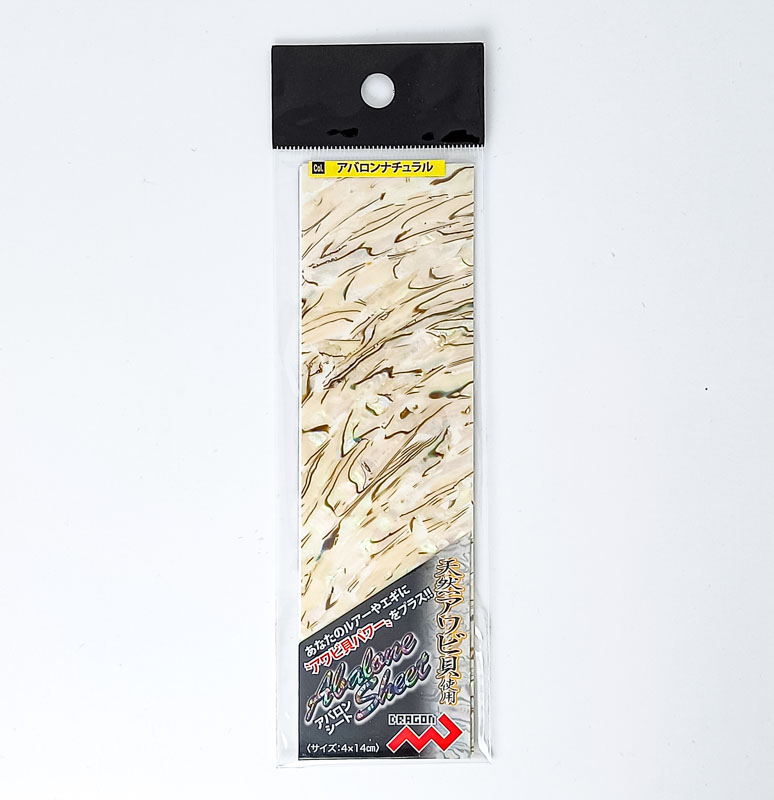 Наклейка голографическая MARUSHIN ABALONE SHEET 4*14.5cm #ABALONE NATURAL 141792