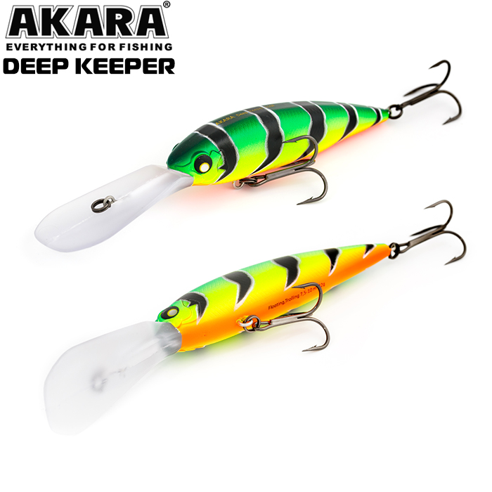 Воблер AKARA Deep Keeper 110F 32 гр. (1-1/7 oz 4,3 in)  A107 (DK100F-A107)