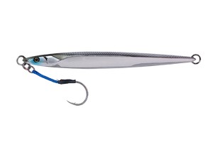Пилькер JACKALL BamBluz Jig Semilong 100g #G-0209 Aluminum Silver 3528 