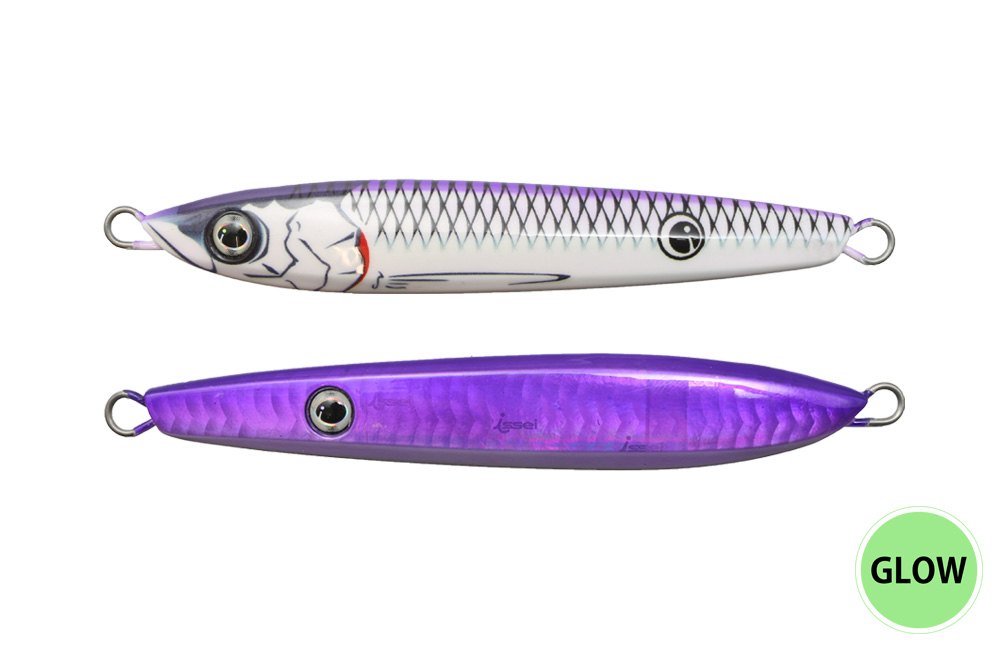 Пилькер ISSEI Umitaro Neko Metal SP 100g #030 Saber Purple Glow 485575 (СИМА. ГОРБУША. КЕТА)