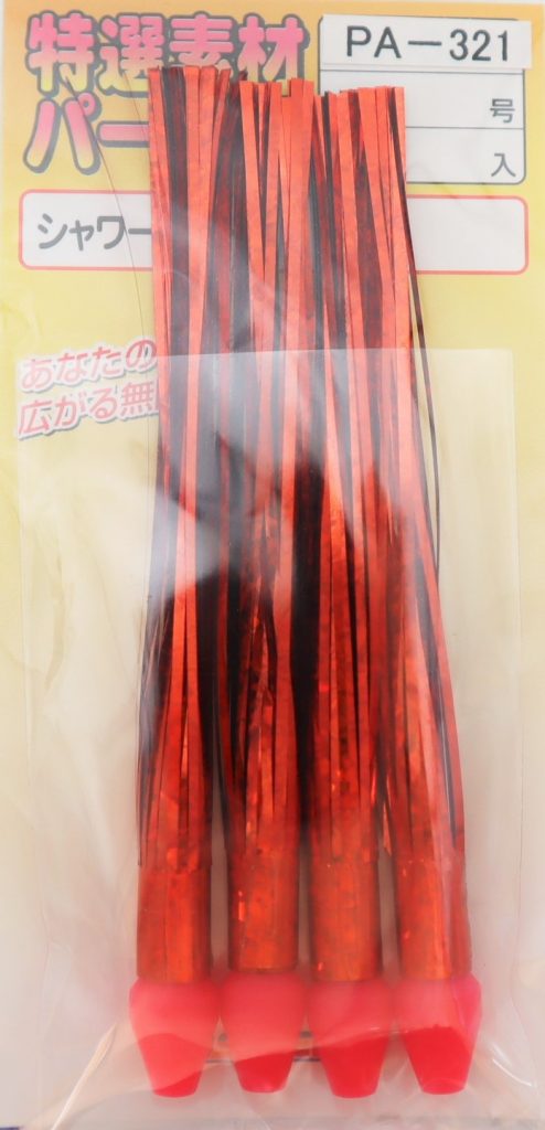 Люрекс с головкой для оснащения октопуса SUTEKI PA-321 Red 806560