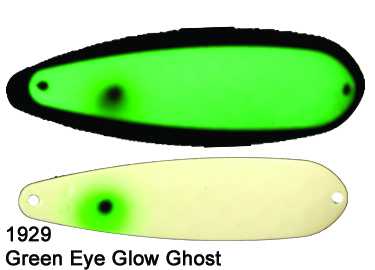 Блесна троллинговая DREAMWEAVER #1929 Super Glow Green Eye Glow Ghost