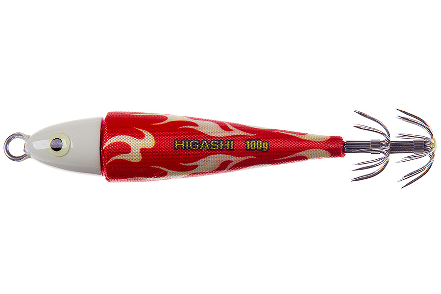 Кальмарница грузовая HIGASHI Squid Cloth sinker 100g #06 Hot Fireman