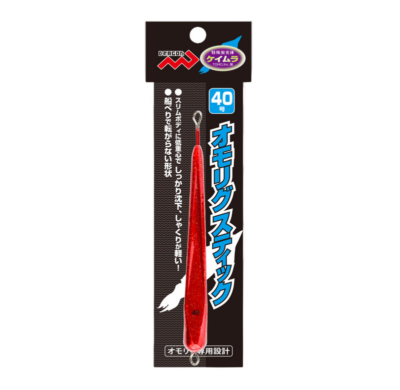Груз кальмарный MARUSHIN Dragon Omorig Stick #40 150gr RED LAME KEIMURA 161684