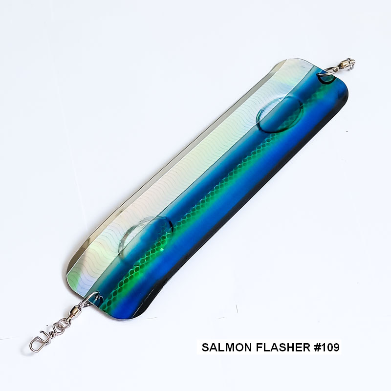 Флешер Salmon Flasher #109 Blue Angel UV