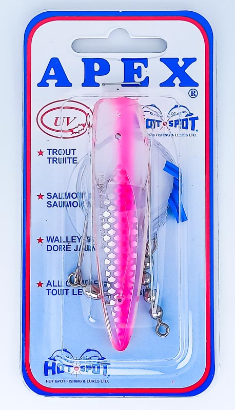 Блесна троллинговая HOT-SPOT APEX TROLLING LURE A3.0 #138 Pink Haze UV
