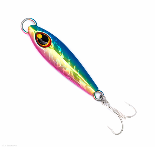 Пилькер TSURUGIYA GAN JIG 16g #02 Blue Light Green Pink