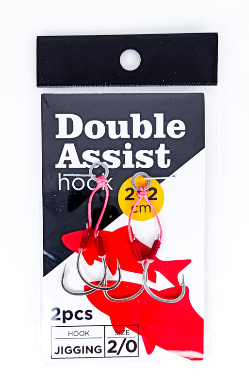 Крючок Double Assist Jigging Hook #2/0 (2+2cm) 2шт.