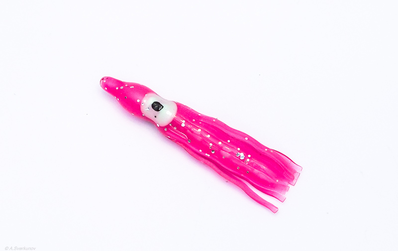 Октопус Shark 4.5cm #01 Pink Silver Flake