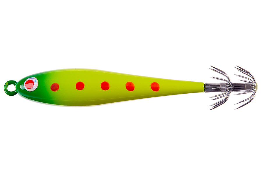 Кальмарница грузовая HIGASHI Squid Paint sinker 125g #07 Green Head