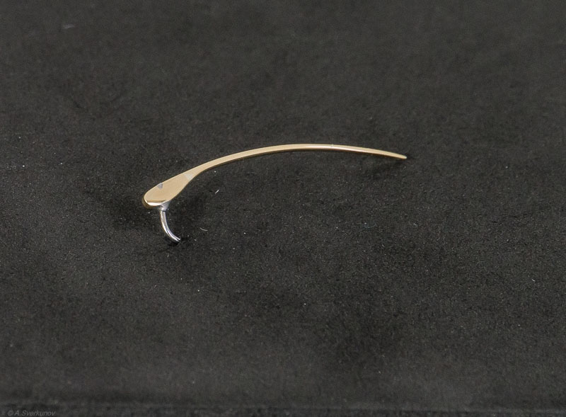 Блесна зубаринно-наважья Коса SV-06 30мм (зеленка) (Датсунист)