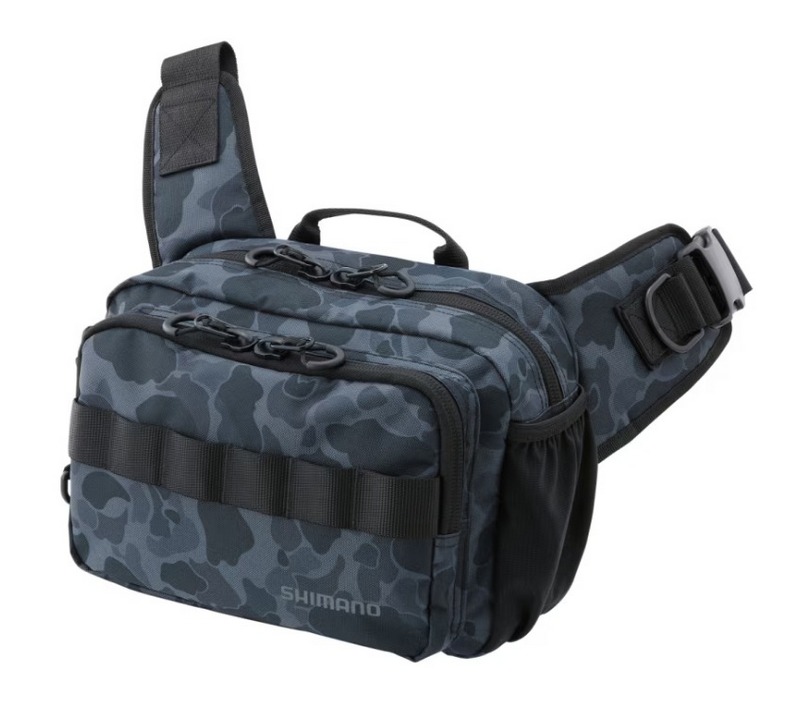 Сумка рыболовная Shimano BS-021T Black Camo 10x32x22cm 106865