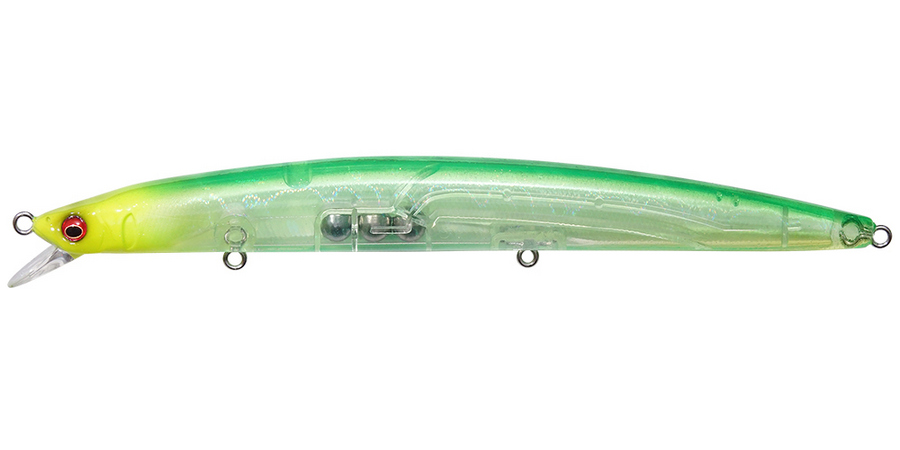 Воблер MEGABASS Cookai Slim 140SF 140mm 20g #GP Sparkling Chart Head 506338