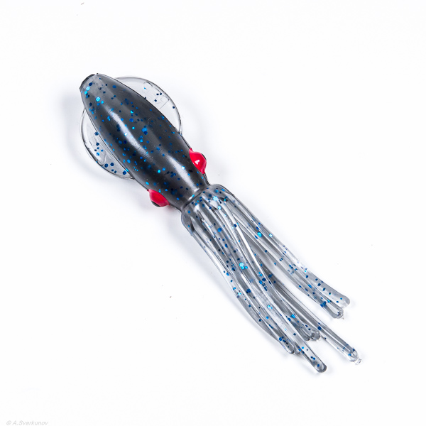 Каракатица B2SQUID 12,7 см неоснащ. Dark Gray/Blue Flake/Pink Eyes