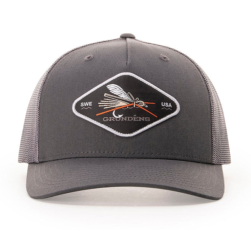 Кепка Grundens CC Hopper Trucker Charcoal 50337-024-0001