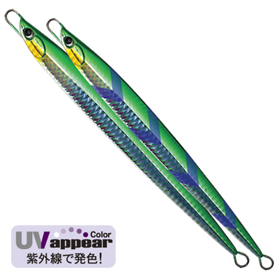 Пилькер PALMS Jigaro 100g #H-615 UV Green 795885