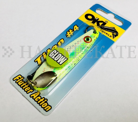 Блесна троллинговая OKI Titan #4 Glow Mojito (OTS4-MOJITO)