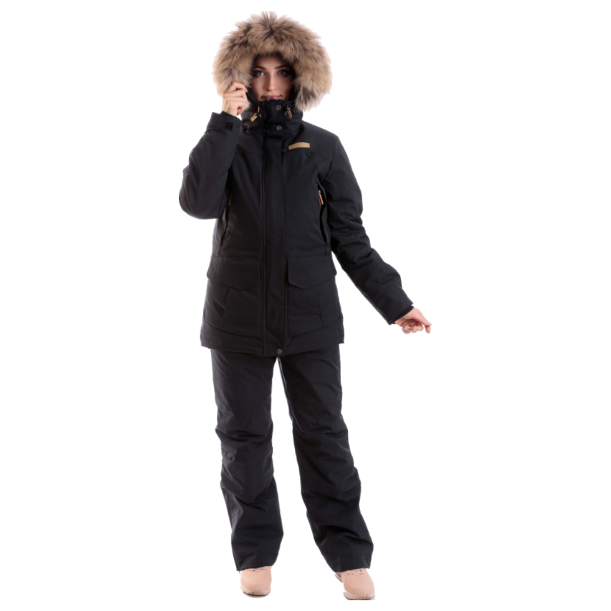 Костюм зимний женский MAGNUM Gear KARELIA -40 (тк.Twill) (цв.Черный) р.40-42/158-164 