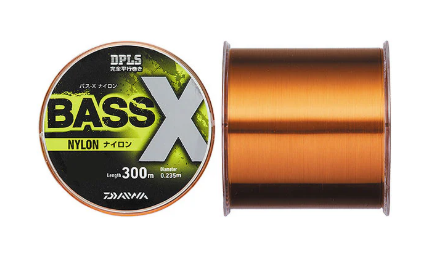 Леска DAIWA Bass-X Nylon #2.5 0.26mm 10Lb 300m Assam Brown 142410