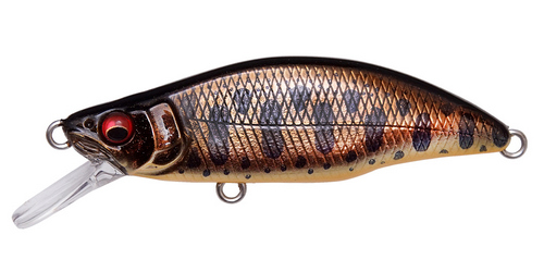 Воблер MEGABASS GREAT HUNTING 51 HUMPBACK (FS) 51mm 5.1g #08 Al Sabi Yamame