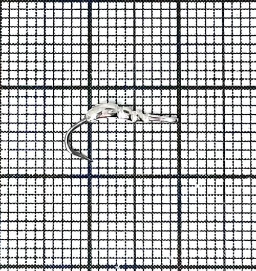 Блесна махалочная Криль P (10мм) (серебро)