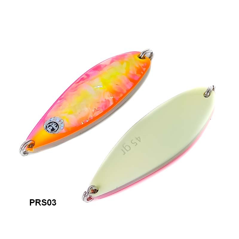 Блесна на кету PF Aki Aji Shell 45g PRS03 Glow