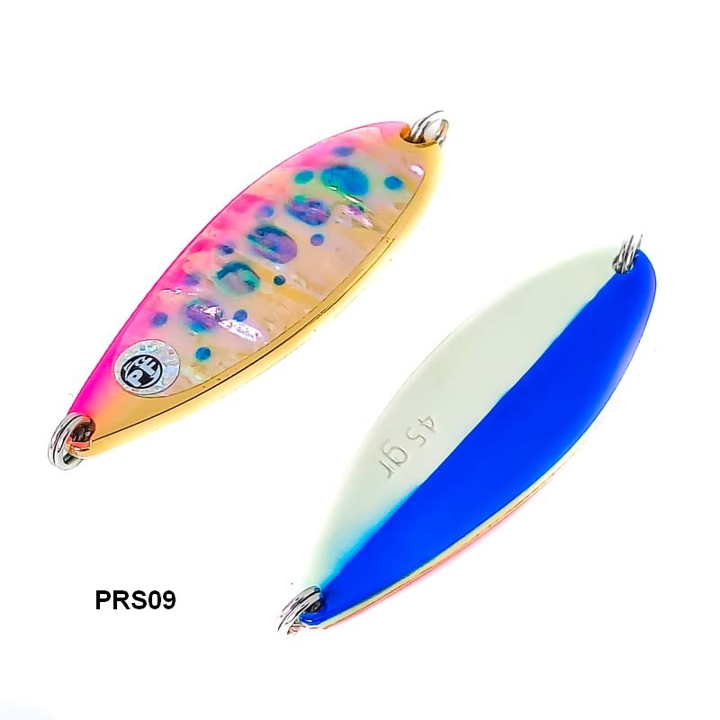 Блесна на кету PF Aki Aji Shell 45g PRS09 Glow