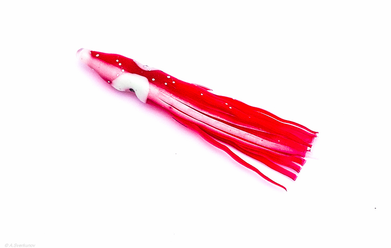 Октопус Shark 4.5cm #10 Red Glow Stripe