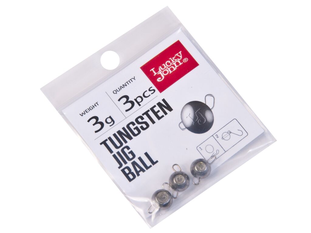 Груз-головки LUCKY JOHN Pro Series Tungsten Jig Ball 3g (3шт) LJTB-003