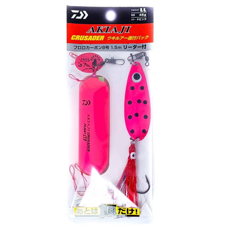 Снасть на кету Daiwa Akiaji Crusader Floating Lure Chokko Pack 45g Vivid Pink 4268