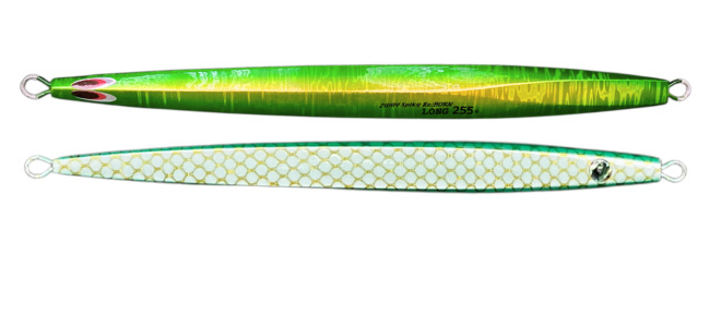 Пилькер TAMA JIG 2WAYspikyRe:BORN Long 145g 190mm #UH-GG Sea Firefly/Gold Green 499220