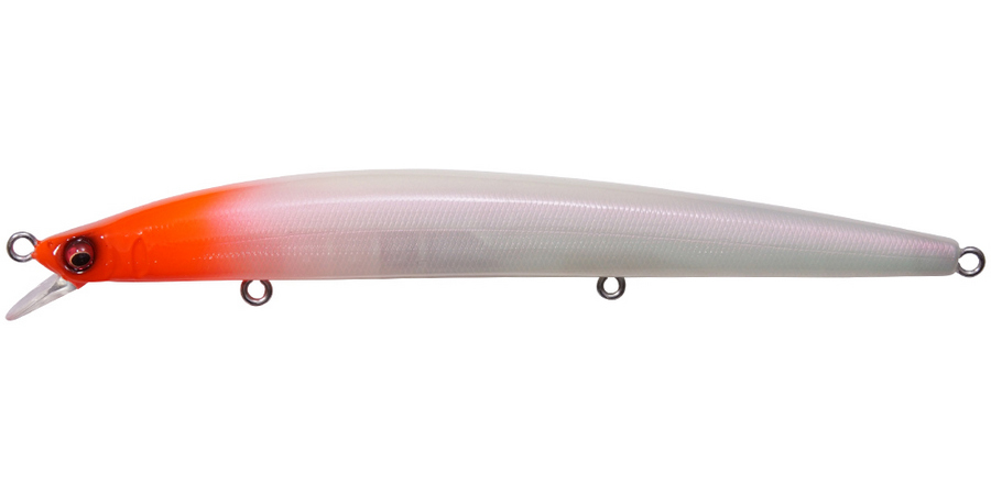 Воблер MEGABASS Cookai Slim 120SF 120mm 12g #PM Sensing Red Head 506185