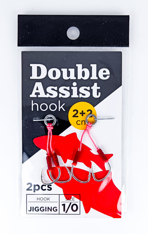 Крючок Double Assist Jigging Hook #1/0 (2+2cm) 2шт.