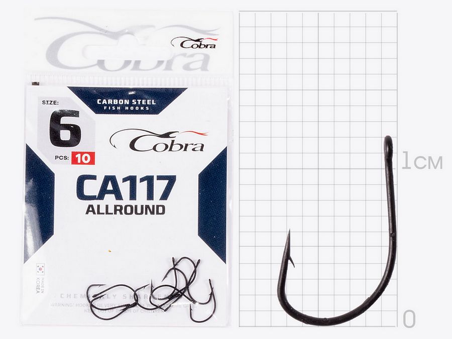 Крючки Cobra Allround FUNA CA117 #006 (10шт)