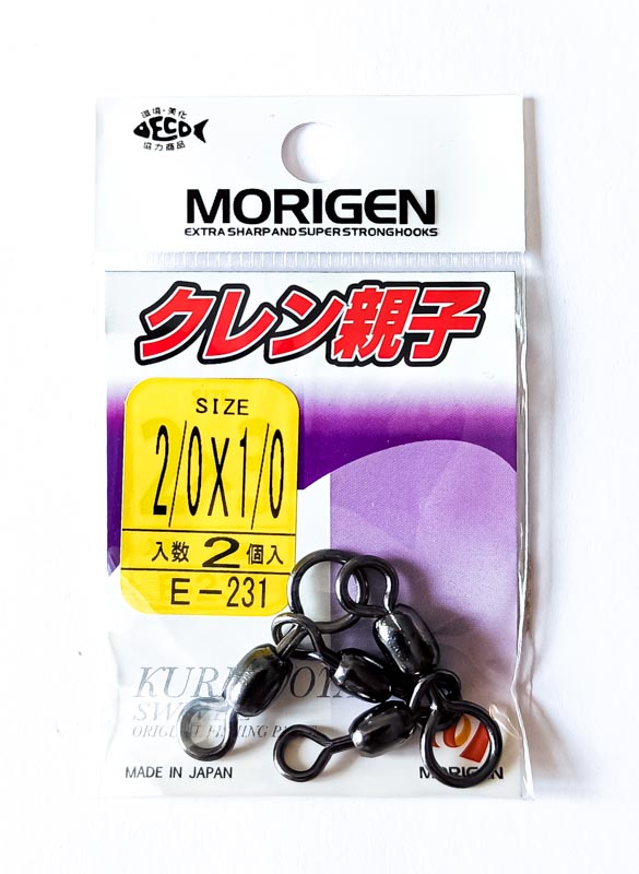 Вертлюг MORIGEN E-231 #2/0*1/0