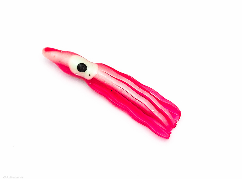 Октопус Shark 4.5cm #02 Pink Glow Stripe