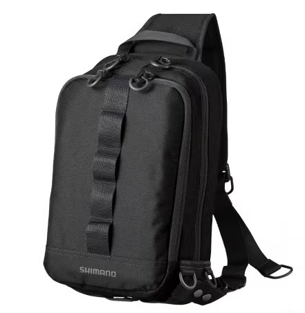 Сумка рыболовная Shimano Sling Shoulder Bag BS-025T Black #M 10x22x37.5cm 491718