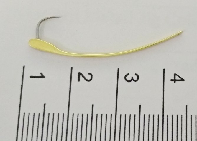 Блесна зубаринно-наважья Коса SV-06 35мм (зеленка) (Датсунист)