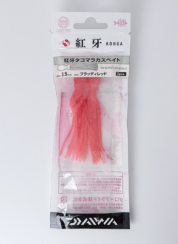 Октопус DAIWA KOHGA TAKO MARACA BAIT #3.5 (105mm) 2шт. red 4896