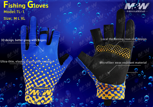 Перчатки M&W Jigging Gloves (TL-1) L