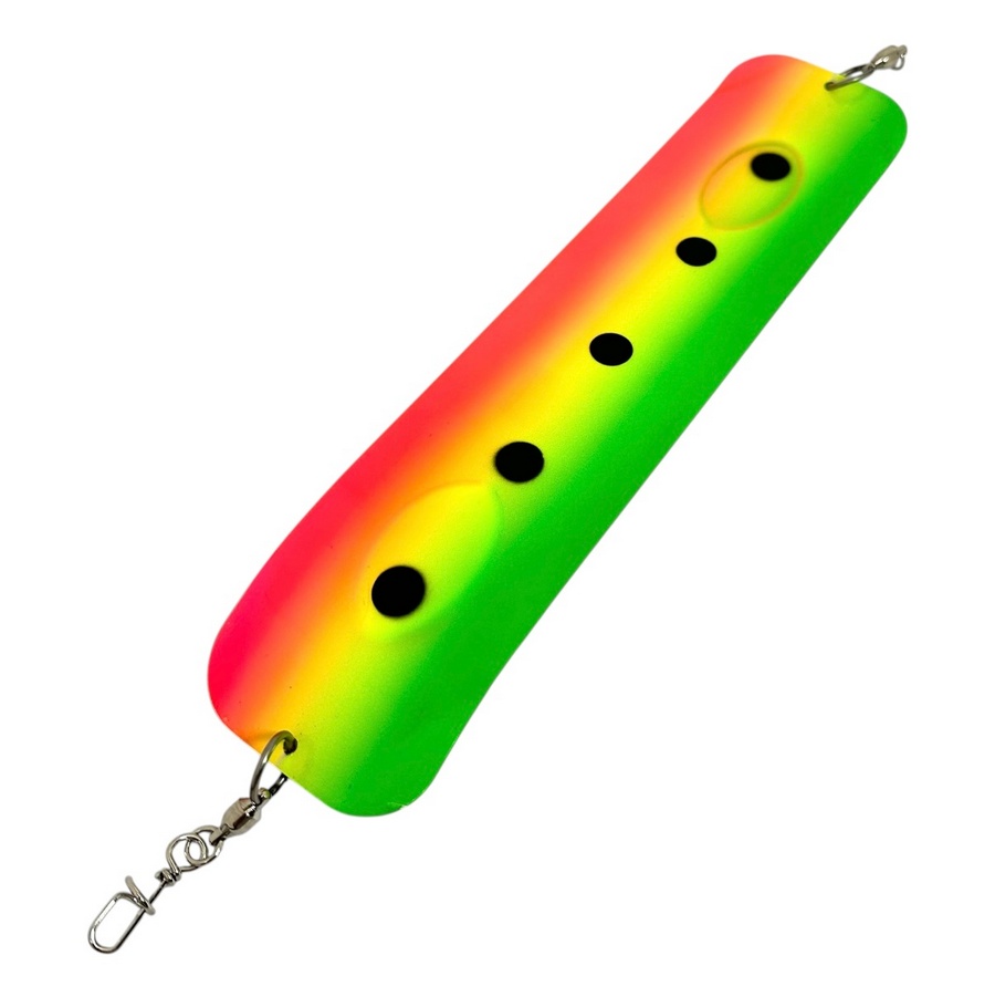 Флешер Salmon Flasher #102 Green/Yellow/Pink Glow UV