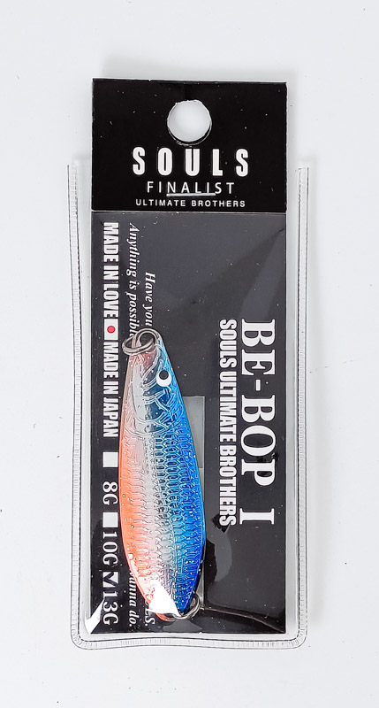 Блесна SOULS Be-Bop I 13g 55mm #F07 Silver/Blue Orange