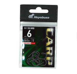 Крючки Hayabusa Carp K-1 XS NRB #8 (уп.10шт) EB143L1