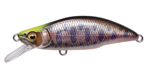 Воблер MEGABASS GREAT HUNTING 51 HUMPBACK (FS) 51mm 5.1g #07 Al Indicator Yamame 494345