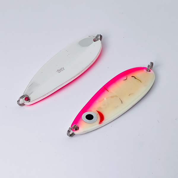 Блесна на кету Daiwa Aki Aji Crusader-W 45g 8cm Abalone Glow Pink 5350