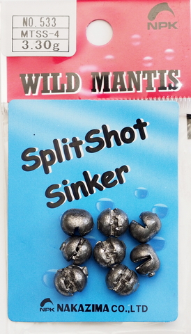 Груз NAKAZIMA Split Shot Sinker 4.00g (6шт) #534