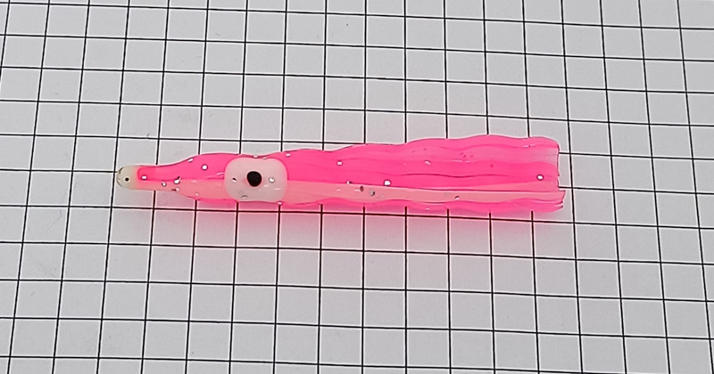 Октопус Shark 4.5cm #02 Pink Glow Stripe (уп.20шт)