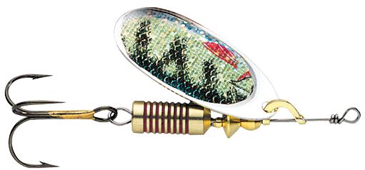 Блесна DAM Effzett Natur 3D Spinner 10gr Perch 5130510